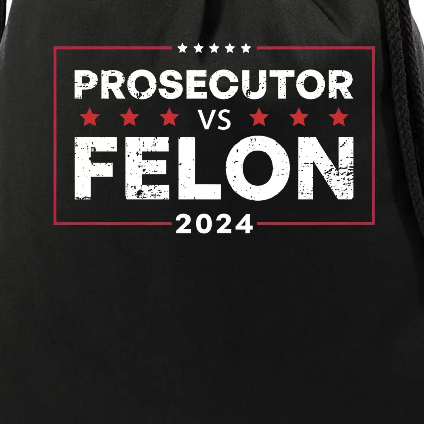 Prosecutor Vs Felon 2024 Funny Voting Election 2024 Drawstring Bag