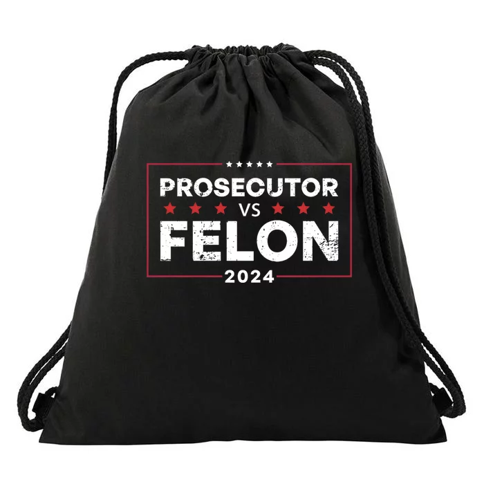 Prosecutor Vs Felon 2024 Funny Voting Election 2024 Drawstring Bag