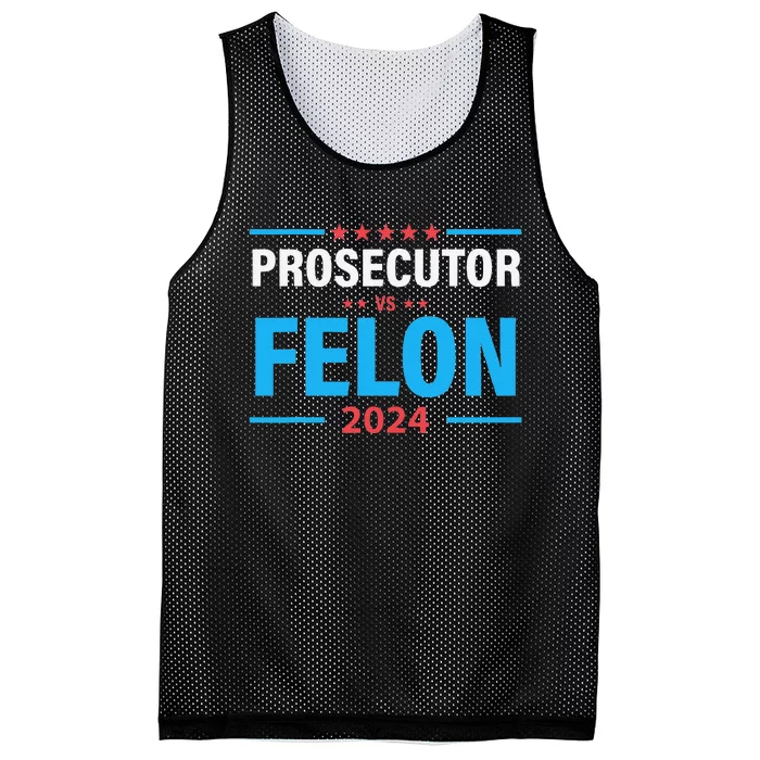 Prosecutor Versus Felon Political Voter Mesh Reversible Basketball Jersey Tank