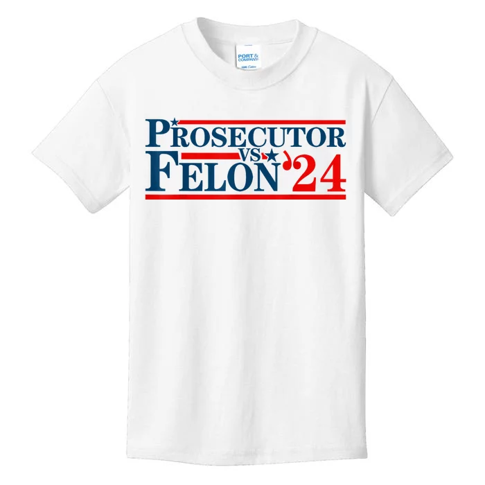 Prosecutor Vs Felon Funny Prosecutor Vs Felon 2024 Kids T-Shirt