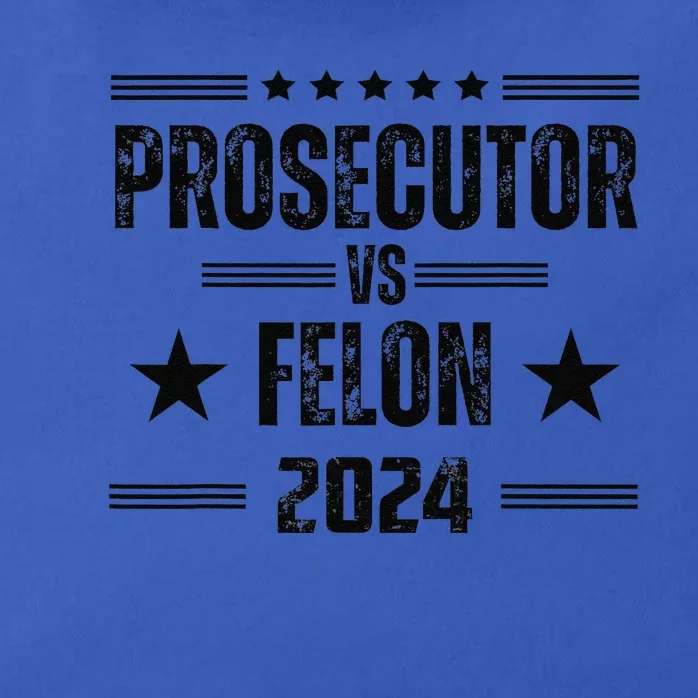 Prosecutor Vs Felon Funny Voting Election 2024. Zip Tote Bag