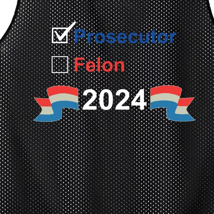 Prosecutor Vs Felon 2024 Mesh Reversible Basketball Jersey Tank