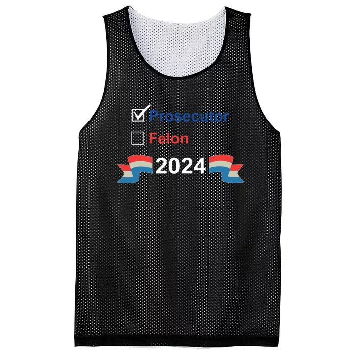 Prosecutor Vs Felon 2024 Mesh Reversible Basketball Jersey Tank