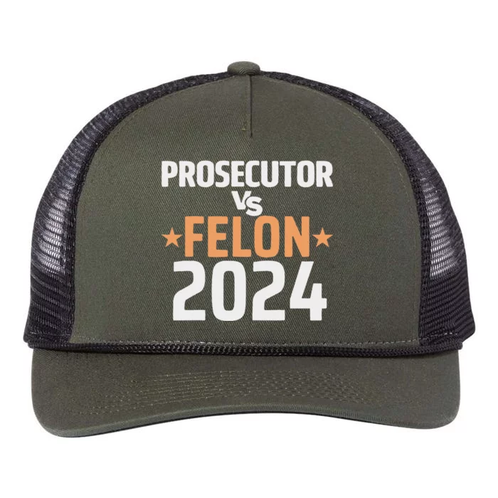 Prosecutor Vs Felon Prosecutor Vs Felon 2024 Retro Rope Trucker Hat Cap