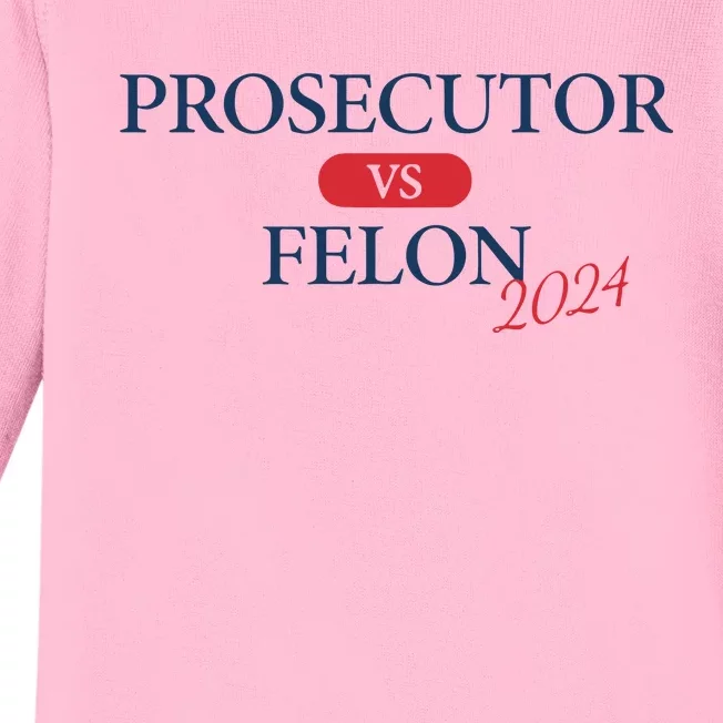 Prosecutor Vs Felon 2024 Baby Long Sleeve Bodysuit