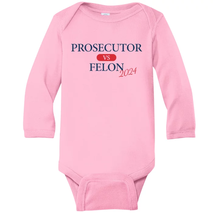 Prosecutor Vs Felon 2024 Baby Long Sleeve Bodysuit