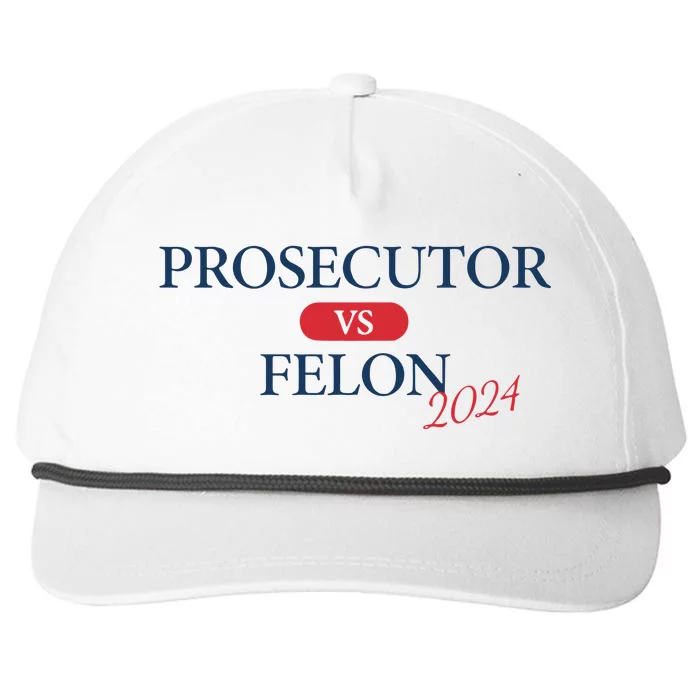 Prosecutor Vs Felon 2024 Snapback Five-Panel Rope Hat