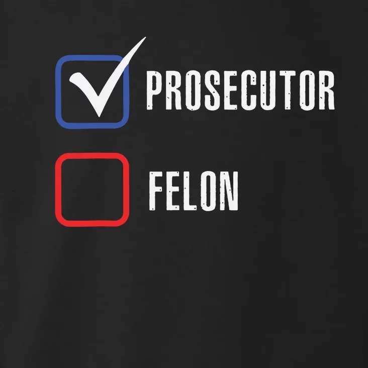 Prosecutor Vs Felon 2024 Voting Election 2024 Usa Toddler Hoodie