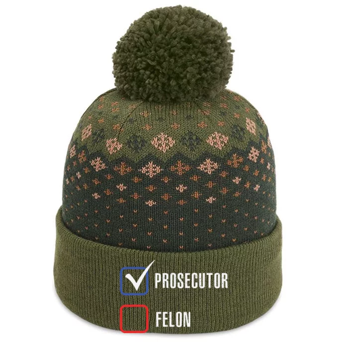 Prosecutor Vs Felon 2024 Voting Election 2024 Usa The Baniff Cuffed Pom Beanie