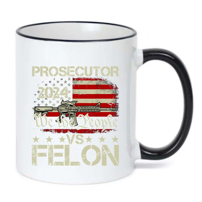 Prosecutor Vs Felon Prosecutor Vs Felon 2024 Black Color Changing Mug