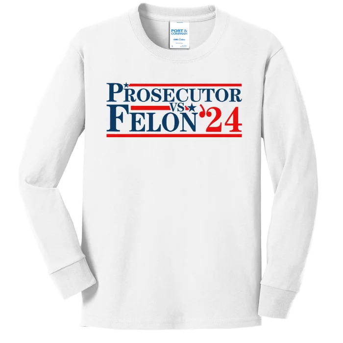 Prosecutor Vs Felon Prosecutor Vs Felon 2024 Kids Long Sleeve Shirt