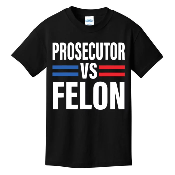 Prosecutor Vs Felon Pro Kamalaharris 2024 President Kids T-Shirt