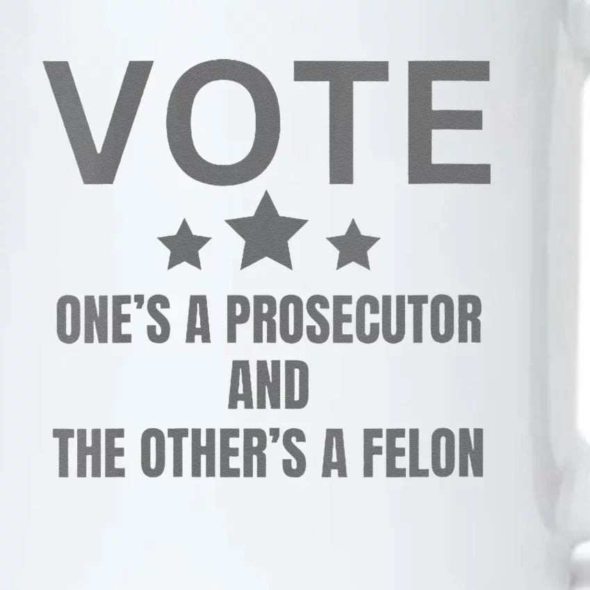 Prosecutor Versus Felon Voter Funny Political Black Color Changing Mug