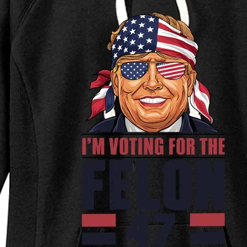 Patriotic Voting Graphic Women's Fleece Hoodie