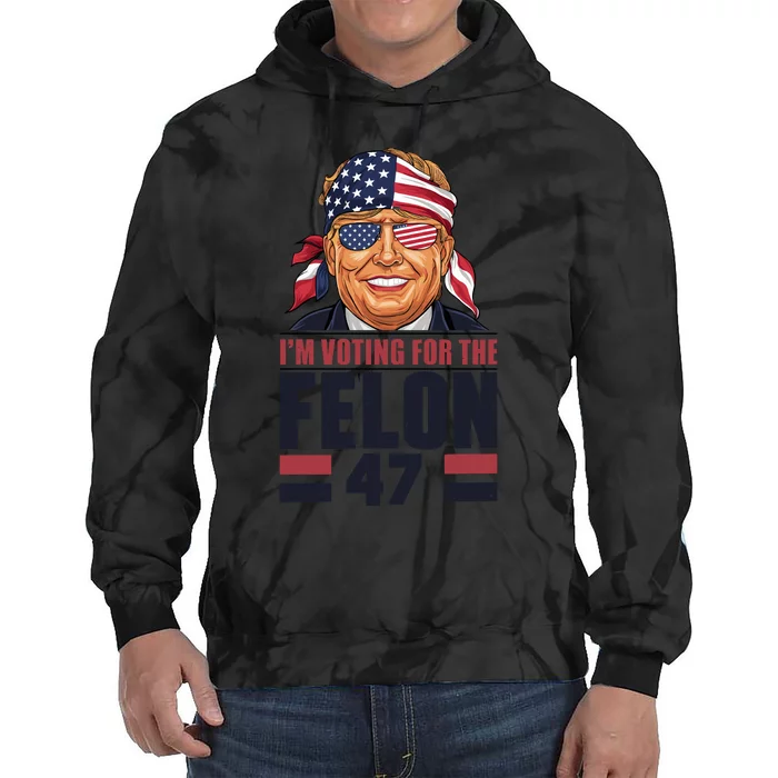 Patriotic Voting Graphic Tie Dye Hoodie