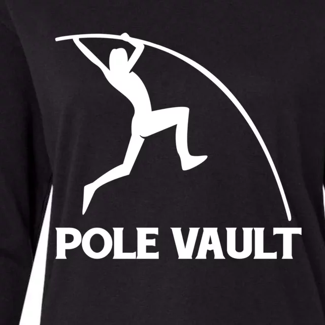 Pole Vaulter Gift Womens Cotton Relaxed Long Sleeve T-Shirt