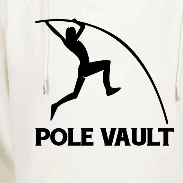 Pole Vaulter Gift Womens Funnel Neck Pullover Hood