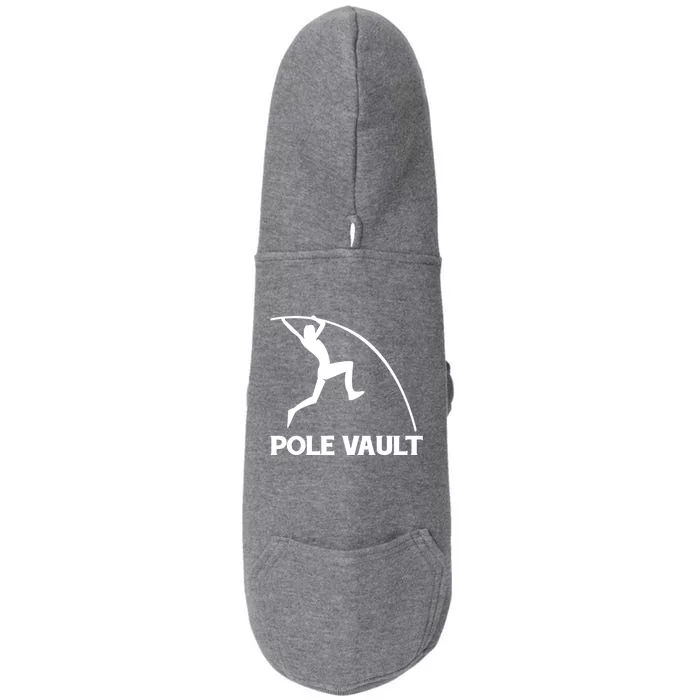 Pole Vaulter Gift Doggie 3-End Fleece Hoodie