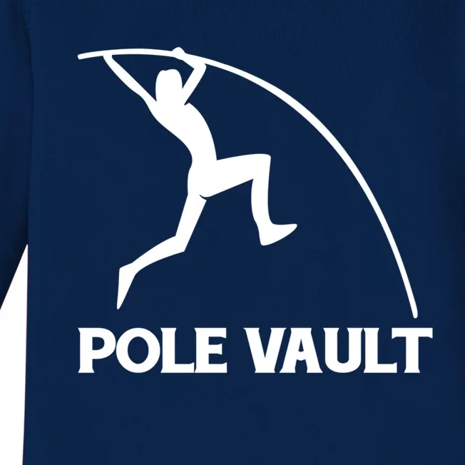 Pole Vaulter Gift Baby Long Sleeve Bodysuit