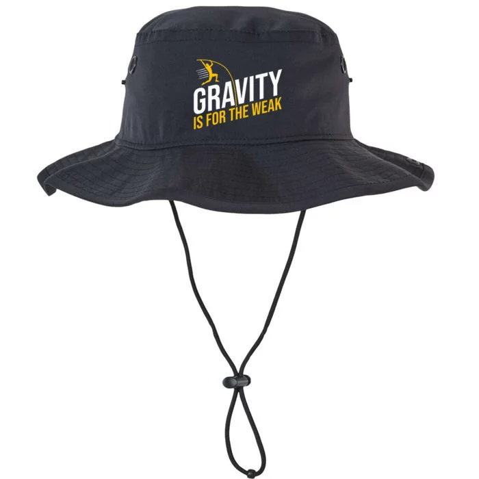 Pole Vaulting Gravity Is For The Weak Pole Vault Legacy Cool Fit Booney Bucket Hat