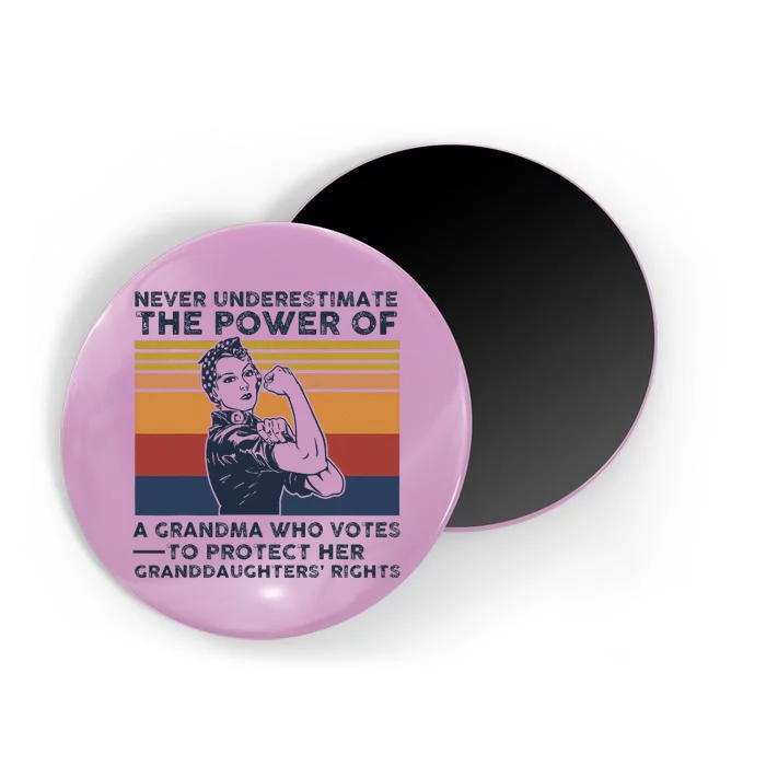 Powerful Voting Grandma Design Magnet