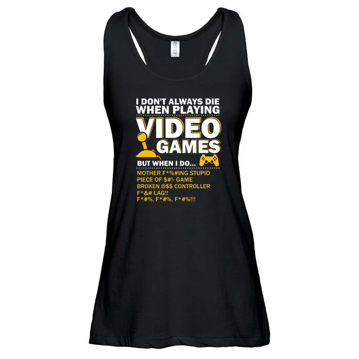 Playing Video Games Gamer Shirt Funny Gaming Console Gamer Ladies Essential Flowy Tank