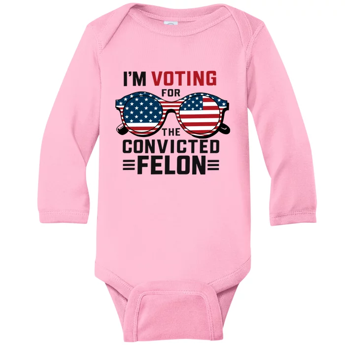 Patriotic Voting Humor Graphic Baby Long Sleeve Bodysuit