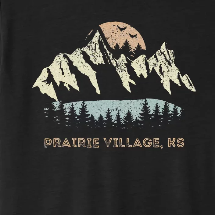 Prairie Village Kansas Mountain Sunset Sunrise Ks ChromaSoft Performance T-Shirt