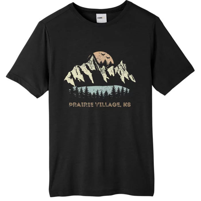 Prairie Village Kansas Mountain Sunset Sunrise Ks ChromaSoft Performance T-Shirt