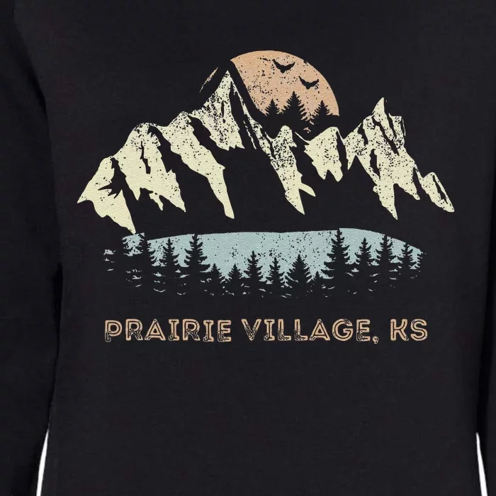 Prairie Village Kansas Mountain Sunset Sunrise Ks Womens California Wash Sweatshirt