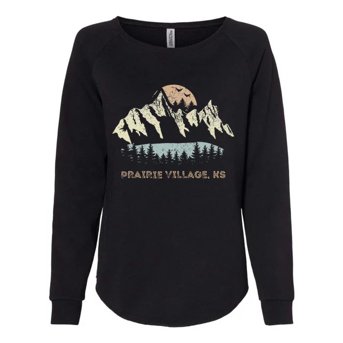 Prairie Village Kansas Mountain Sunset Sunrise Ks Womens California Wash Sweatshirt