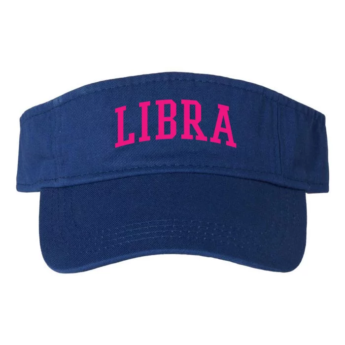 Pink Varsity Libra Gift Valucap Bio-Washed Visor