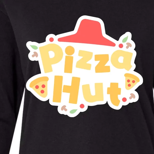 Pizzahut Vtuber Logo Womens Cotton Relaxed Long Sleeve T-Shirt