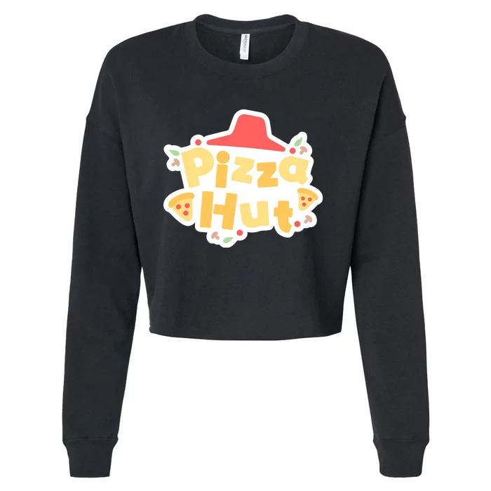 Pizzahut Vtuber Logo Cropped Pullover Crew