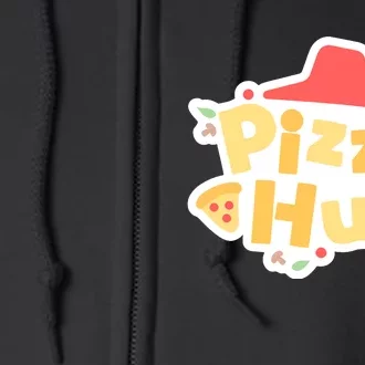 Pizzahut Vtuber Logo Full Zip Hoodie