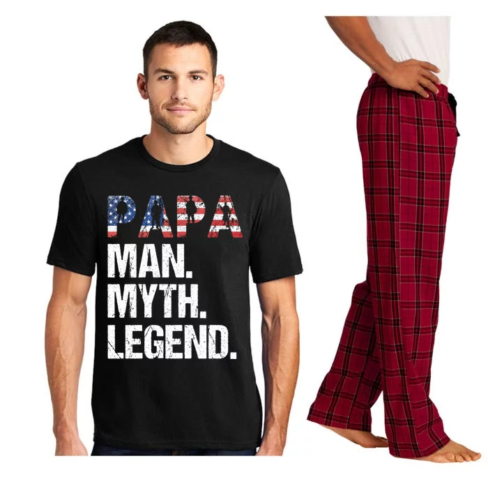 Papa Veteran Myth Legend Gift Pajama Set