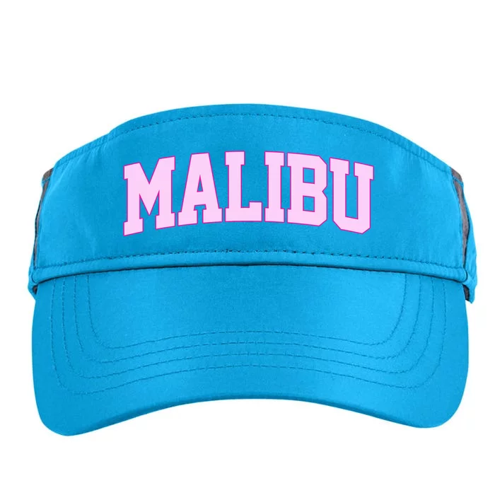 Preppy Varsity Malibu California Adult Drive Performance Visor