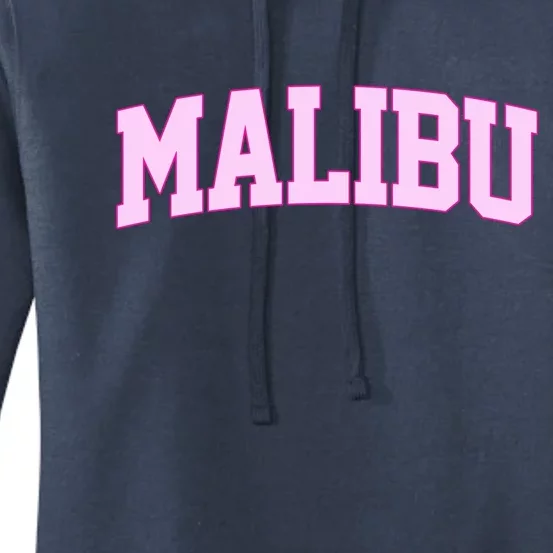 Preppy Varsity Malibu California Women's Pullover Hoodie