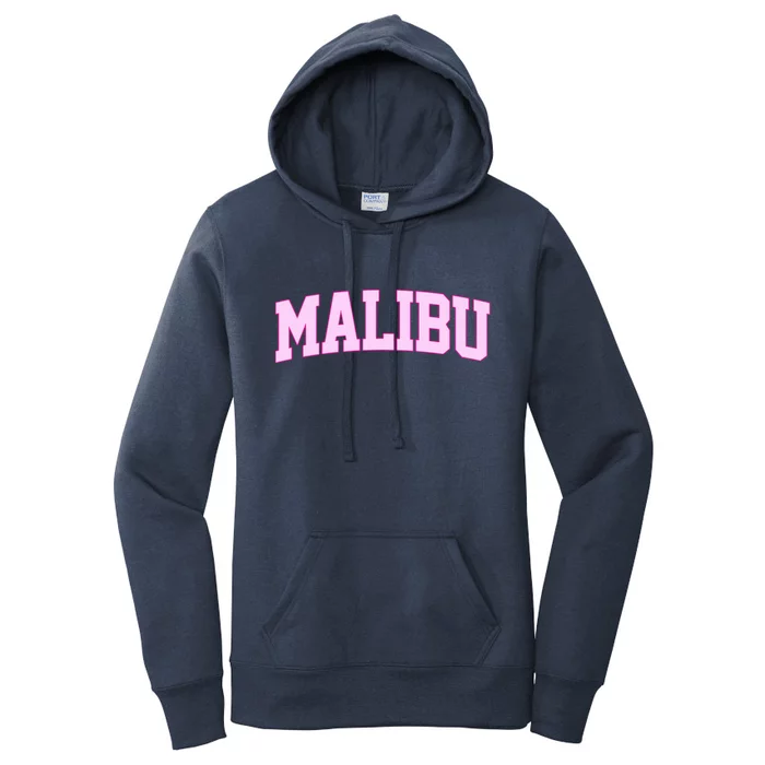 Preppy Varsity Malibu California Women's Pullover Hoodie