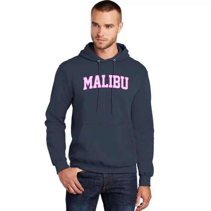 Preppy Varsity Malibu California Tall Hoodie