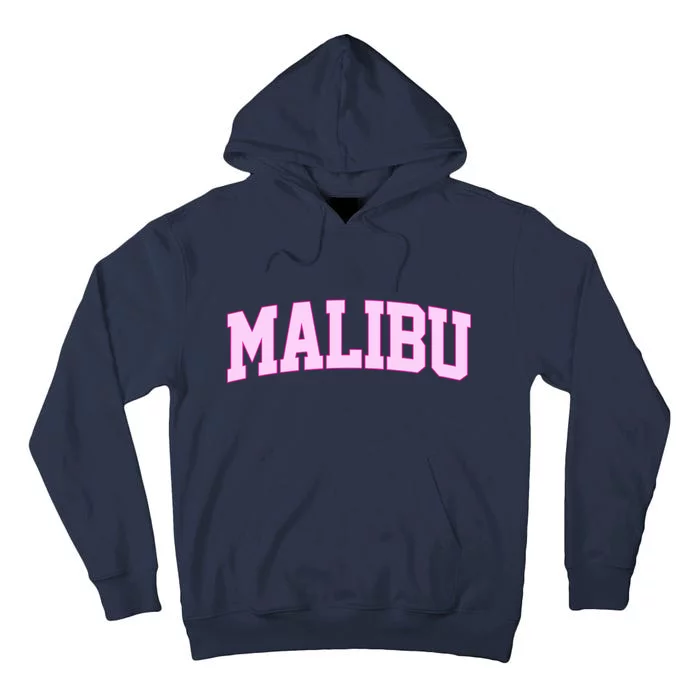 Preppy Varsity Malibu California Tall Hoodie