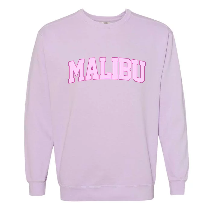 Preppy Varsity Malibu California Garment-Dyed Sweatshirt