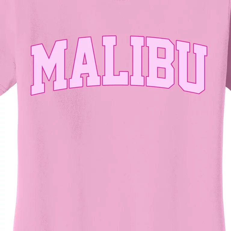 Preppy Varsity Malibu California Women's T-Shirt