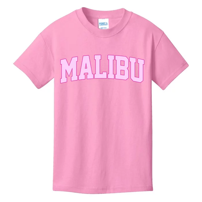 Preppy Varsity Malibu California Kids T-Shirt