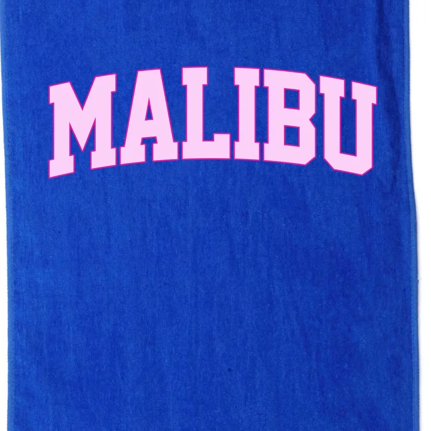 Preppy Varsity Malibu California Platinum Collection Golf Towel