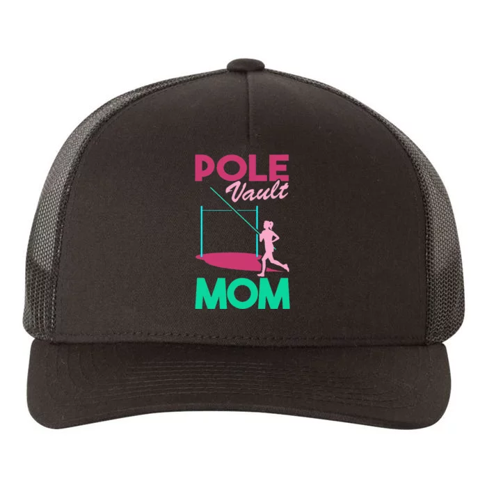 Pole Vault Mom Yupoong Adult 5-Panel Trucker Hat