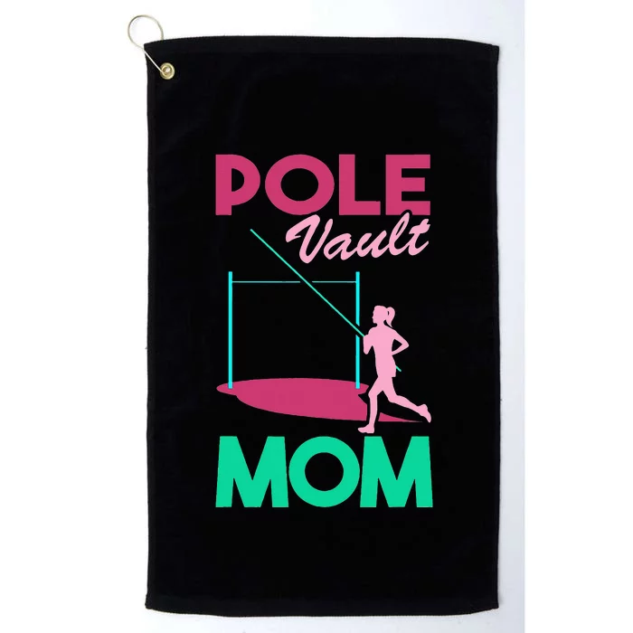 Pole Vault Mom Platinum Collection Golf Towel