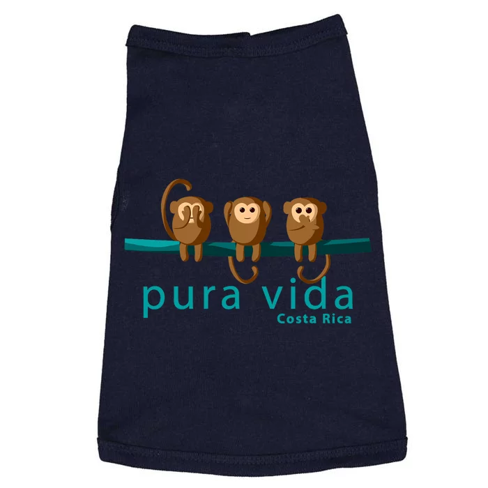 Pura Vida Monkeys Costa Rica Doggie Tank