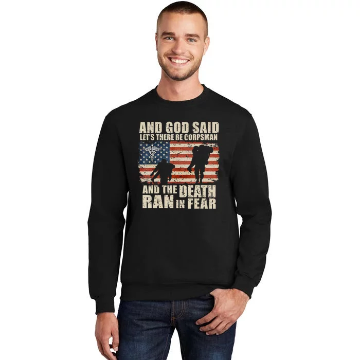 Proud Veteran Navy Corpsman Gifts Navy Patriot Tall Sweatshirt