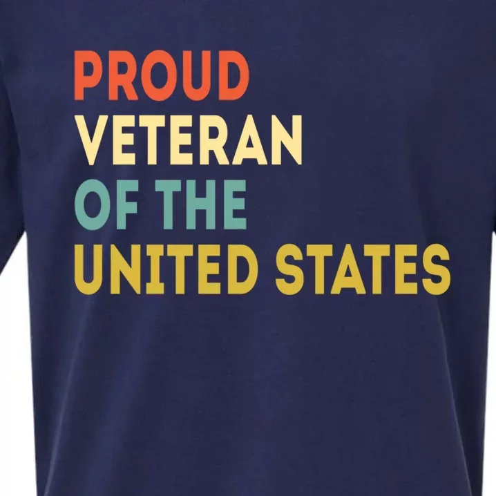 Proud Veteran Of The United States Veterans Day America Gift Sueded Cloud Jersey T-Shirt